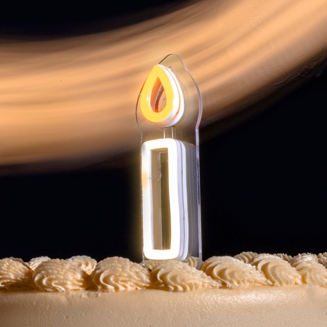 Vela de Neón Flex en forma de Velita - Lumina Ideas