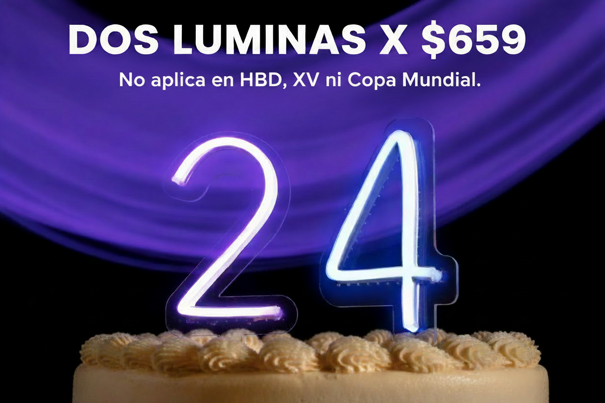 Dos Luminas x $659 con subtítulo