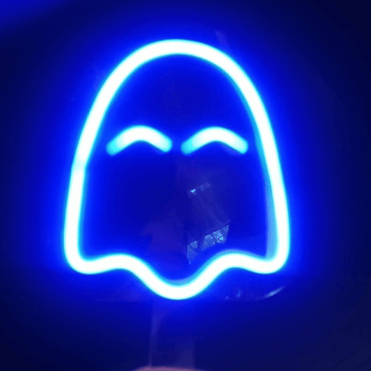 Vela Neón Flex Fantasma para hallowen | Lumina Ideas - Lumina Ideas