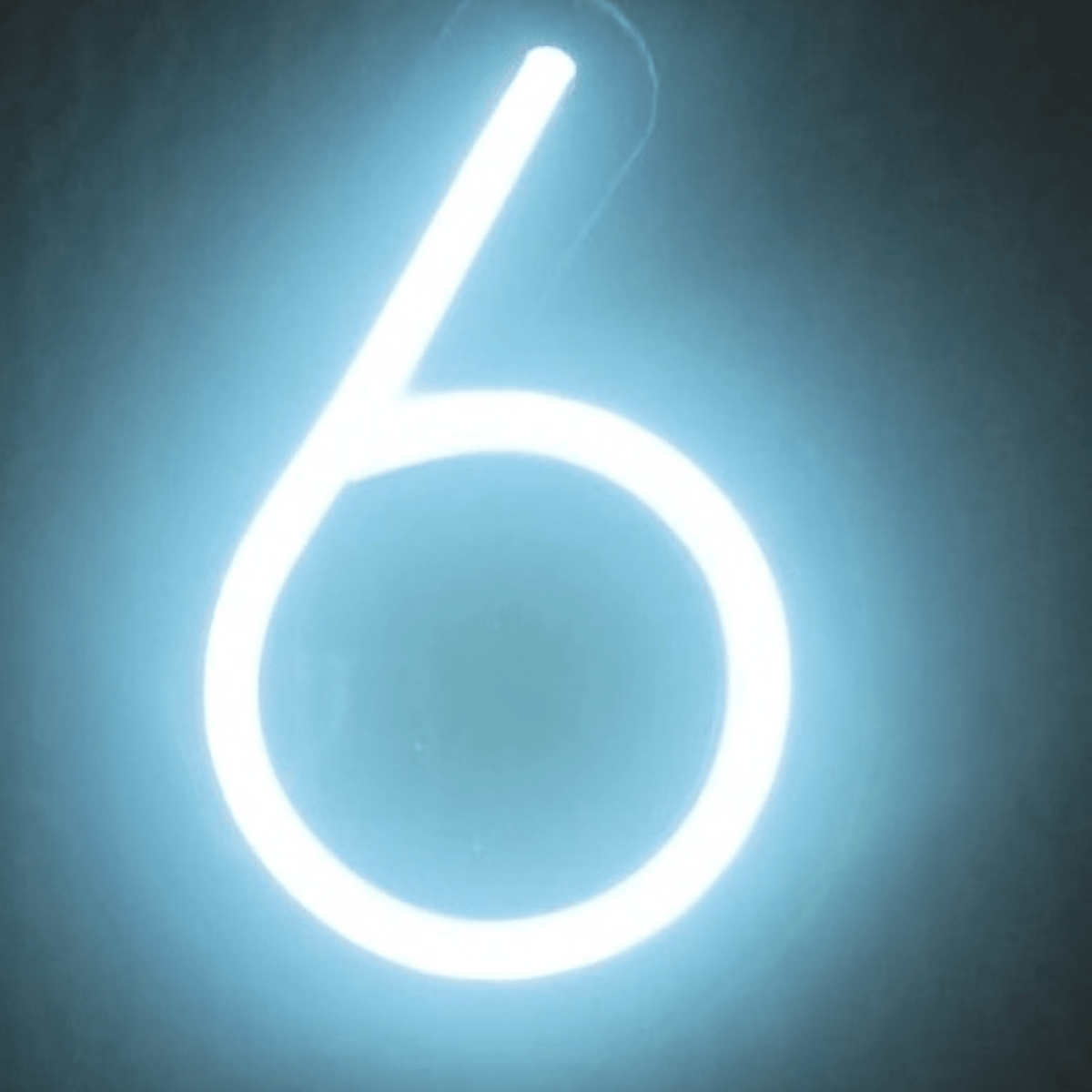Vela Neón Flex Número 6 Premium para cumpleaños | Lumina Ideas - Lumina Ideas