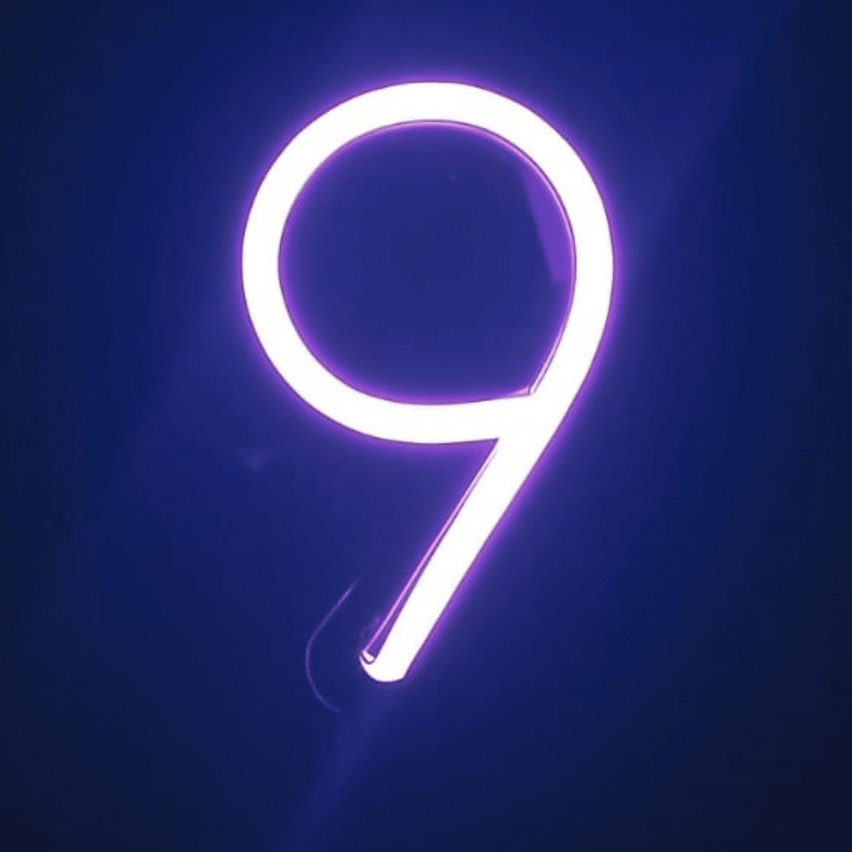Vela Neón Flex Número 9 Premium para cumpleaños | Lumina Ideas - Lumina Ideas
