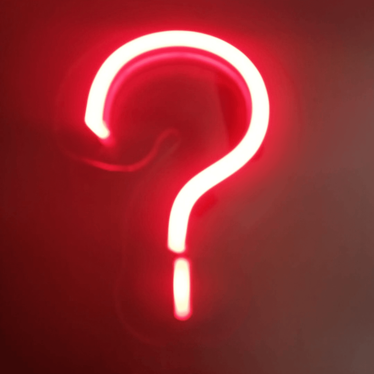 Vela Neón Flex Signo de Interrogación para pastel | Lumina Ideas - Lumina Ideas